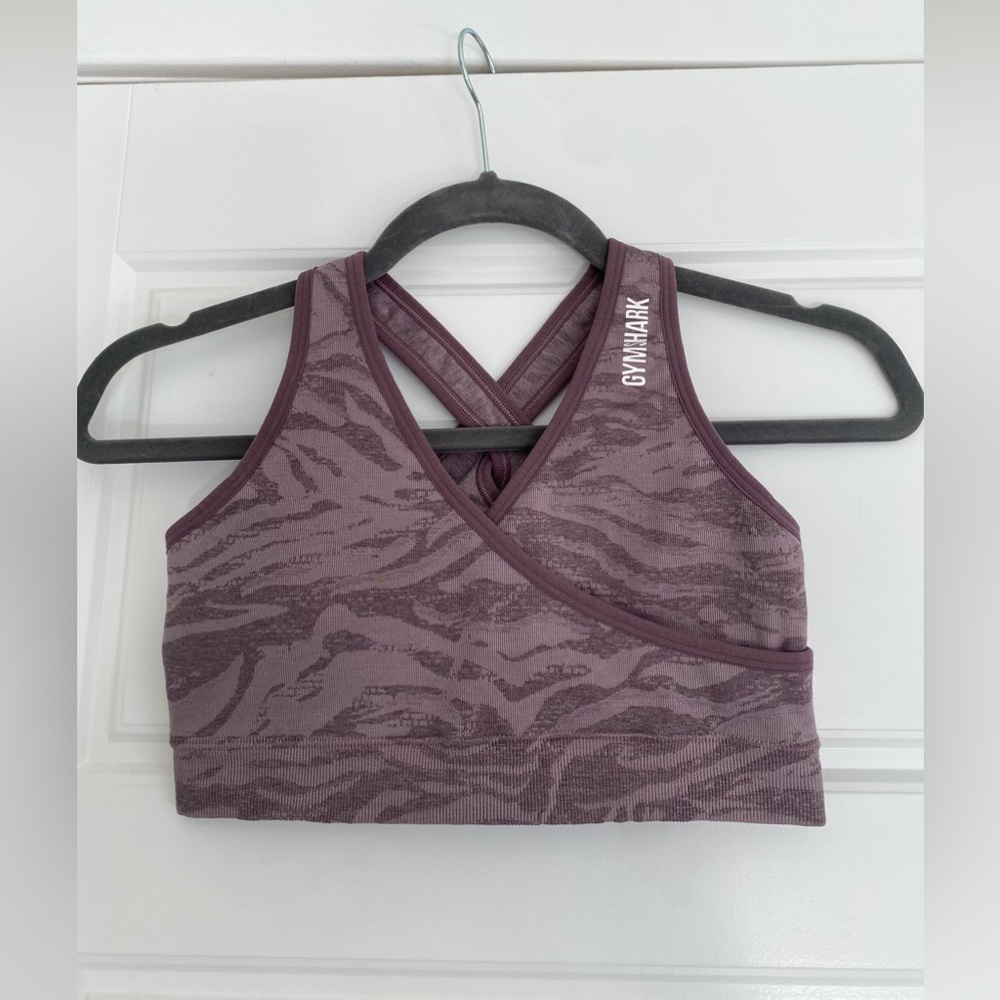 Gymshark Adapt Sports Bra Size Small Purple Lilac